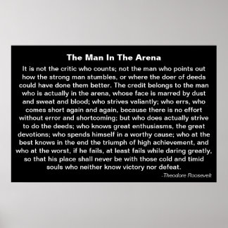 poster 'O Homem Na Arena'