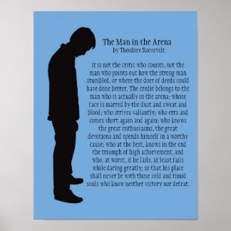 Poster O homem na arena 11 X 14