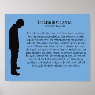 Póster O homem na arena 14" X 11"