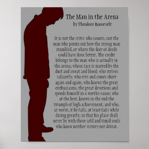 Poster O homem na arena 8 x 10