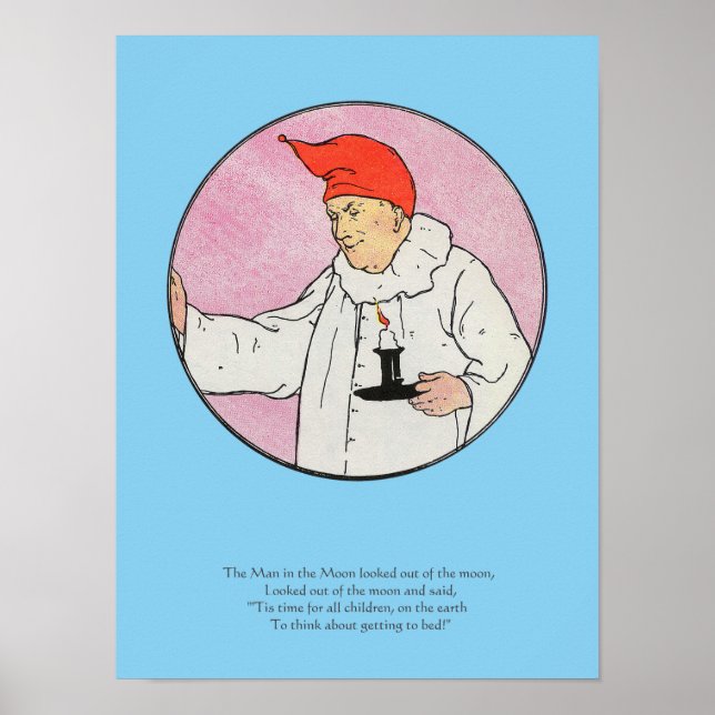 Poster O homem na lua a mãe ganha a rima (Frente)