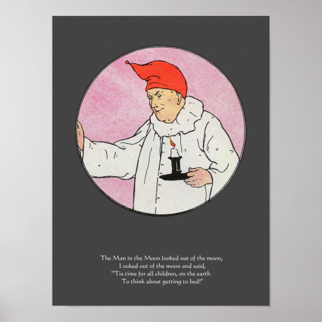 Poster O homem na lua a mãe ganha a rima (Frente)