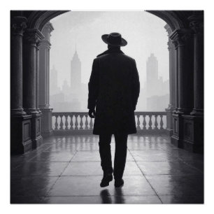Póster O Homem na Névoa da Cidade