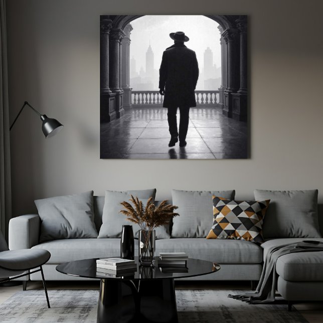 Poster O Homem na Névoa da Cidade (Criador carregado)