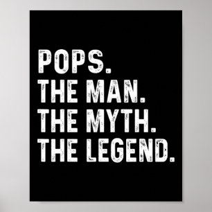 Poster O Homem O Mito O Dia de os pais Da Lenda Deu 3