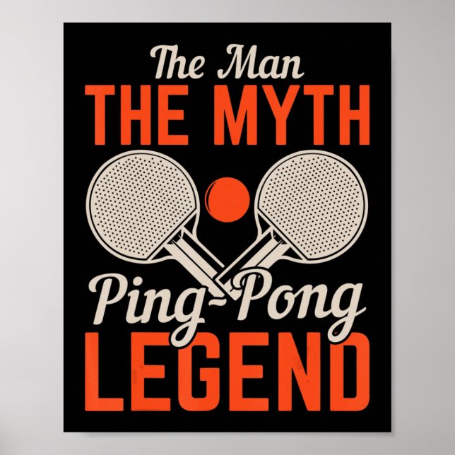 Poster O Homem O Mito Ping Pong Mesa (Frente)