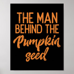 Poster O Homem Por Trás Da Pumpkin Seed Halloween
