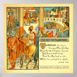 Poster O homem que não agradou a Walter Crane