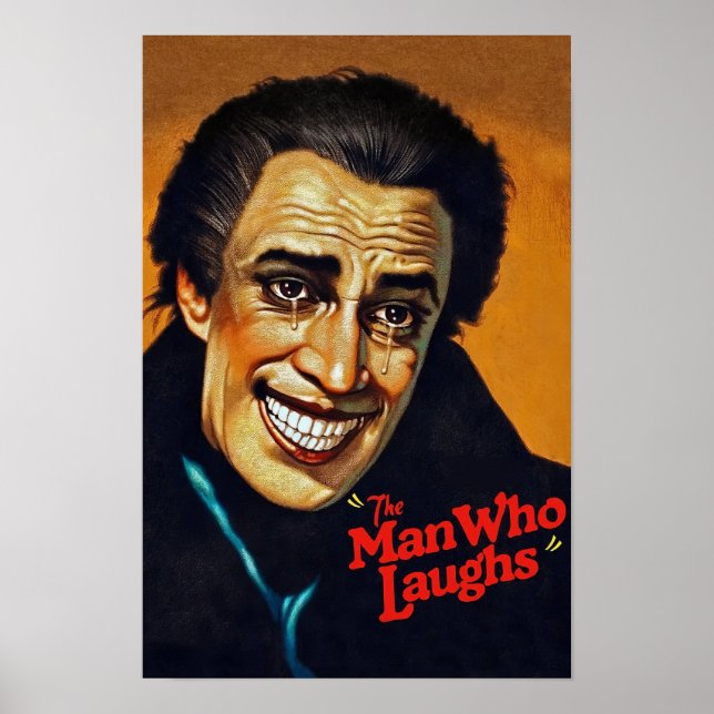 Poster O Homem Que Ri Filme Clássico 1928 (Frente)