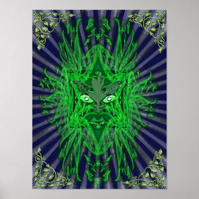 Poster o homem verde (Frente)