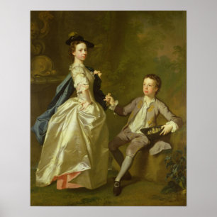 Póster O Hon. Rachel Hamilton e seu irmão