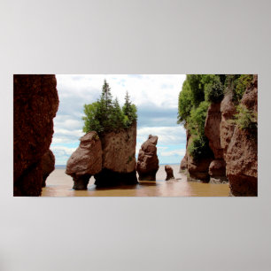 Poster O Hopewell Rocks Canada