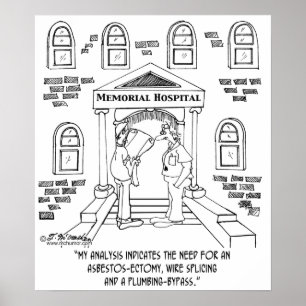 Poster O hospital precisa um Asbesto-ectomy