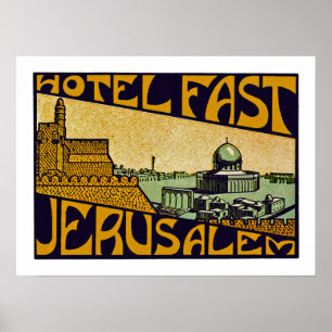 Póster O hotel jejua Jerusalem