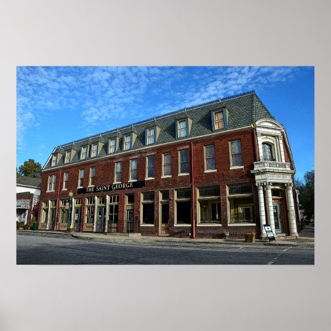 Poster O Hotel Saint George, Weston, Missouri (Frente)