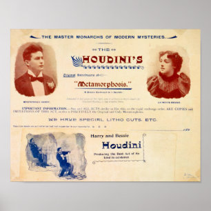 Póster O Houdinis executa a metamorfose