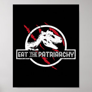 Poster O Humor Feminista Dinossauro Patriarcado Dizendo