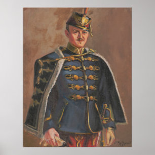 Poster O Hussar - Autoretrato de Kulhanek (1937)