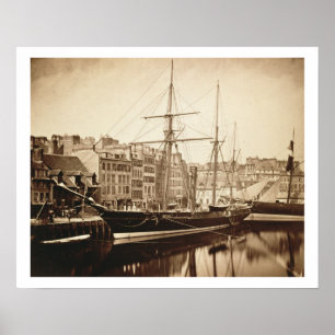 Póster O iate imperial "La Reine Hortense" em Le Havre