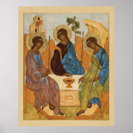 Poster O Ícone da Santíssima Trindade