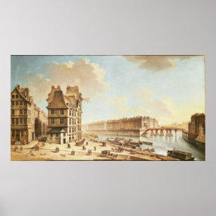 Póster O Ile St Louis do lugar de Greve