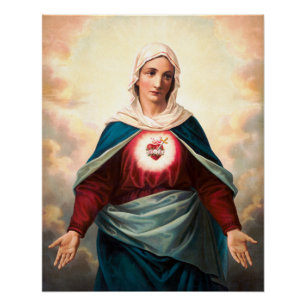 Póster O Imaculado Coração de Maria