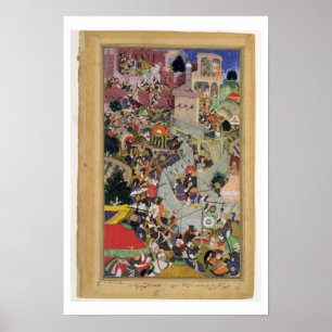Poster O imperador Akbar (r.1556-1605) dispara em Saimal