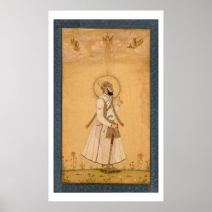 Poster O imperador Farrukhsiyar (1683-1719) do Larg