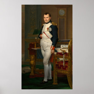 Póster O Imperador Napoleão em seu estudo no Tuileries