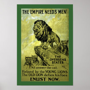 Poster O império precisa homens!