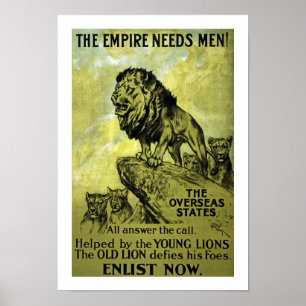 Póster O império precisa homens!