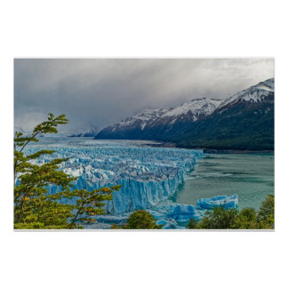 Póster O impressionante Glaciar Perito Moreno