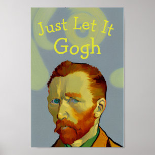 Poster O Impressionante Van Gogh Retrato Engraçado