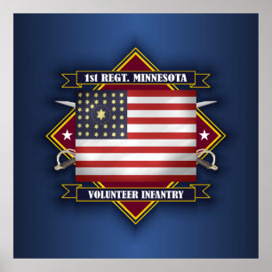 Poster ø Infantaria de Minnesota