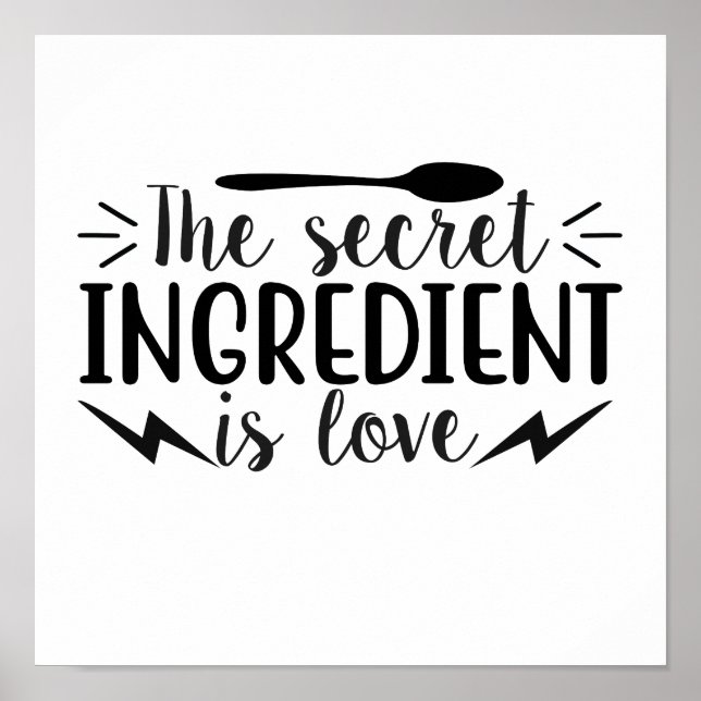 Poster O ingrediente secreto é amor (Frente)