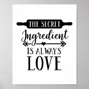 Poster O Ingrediente Secreto É O Amor
