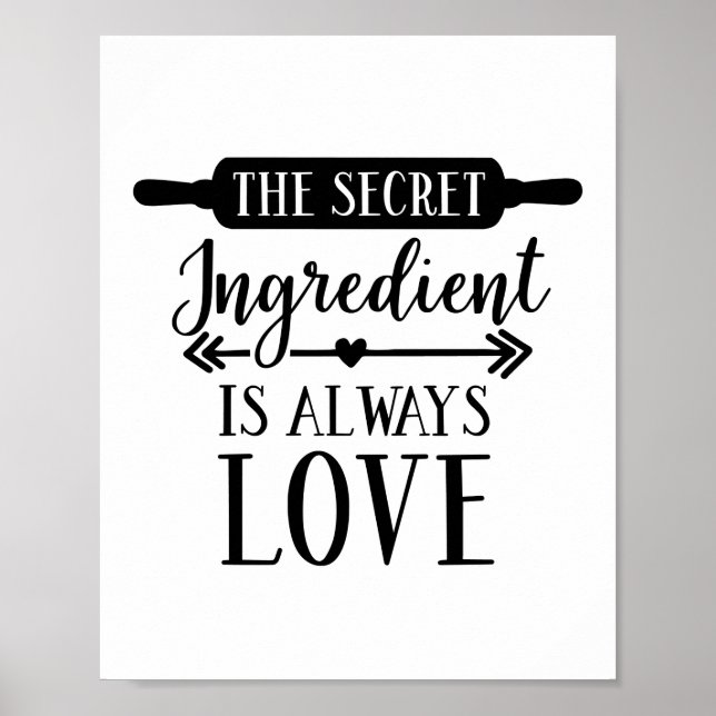 Poster O Ingrediente Secreto É O Amor (Frente)