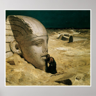 Póster O inquiridor da esfinge, 1863