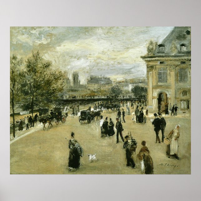 Poster O Instituto Quai Malaquais Auguste Renoir (Frente)