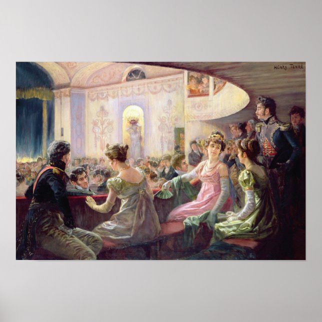 Póster O intervalo no teatro (Frente)