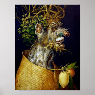 Poster O inverno, Arcimboldo
