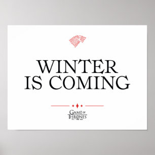 Poster O Inverno Está Chegando