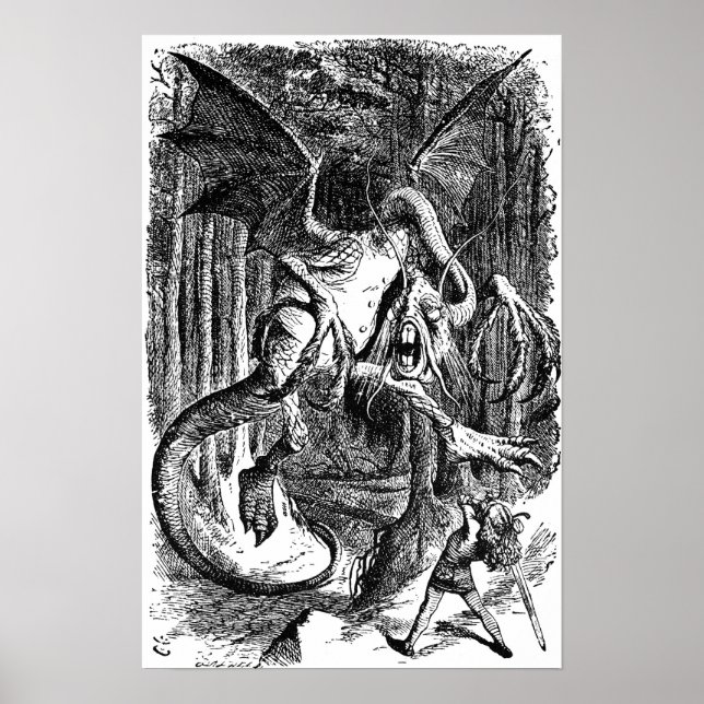 Póster O Jabberwocky (Frente)
