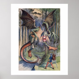 Poster O Jabberwocky  Aventuras de Alice no País das Mara