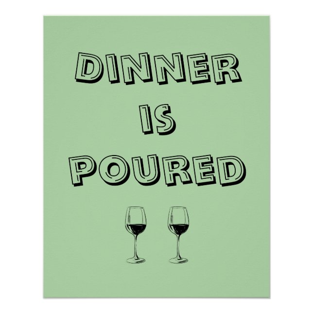 Póster O Jantar É  (Frente)