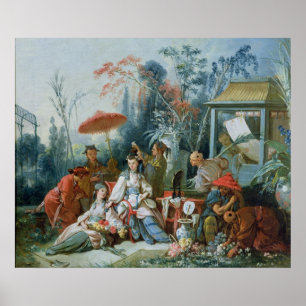 Póster O jardim chinês, c.1742
