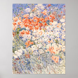 Poster O Jardim da Ilha por Childe Hassam. 12 x 16