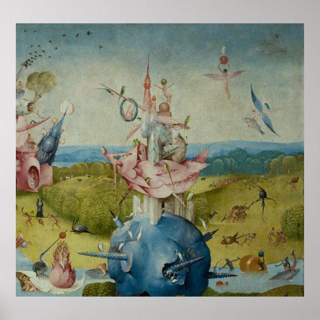 Póster O Jardim das Delícias Terrenas (Frente)