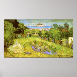 Póster O Jardim de Daubigny Van Gogh de Belas Artes