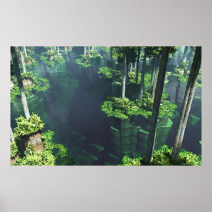 Poster O jardim de flutuação